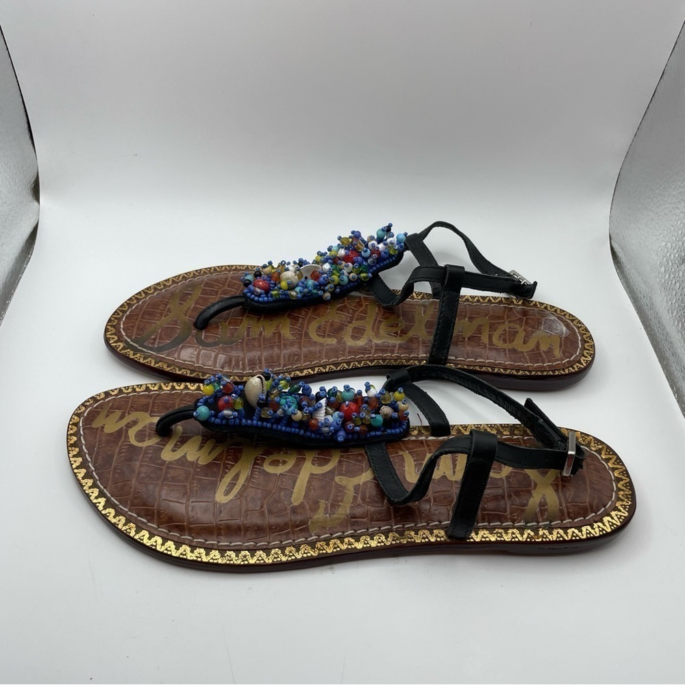 Sam Edelman Gabrielle seashell thong sandals size 7.5